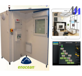 Bộ thí nghiệm Lắp đặt & kết nối nhà thông minh EnOcean (Wireless)