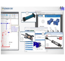 Phần mềm số hóa mô phỏng Khí nén / Điện khí nén/ PLC, Digital Twin