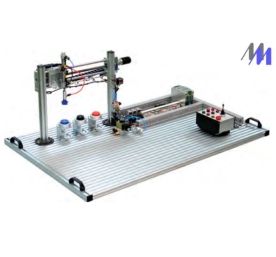 Bộ thí nghiệm động cơ DC & PLC - Điều khiển vị trí 1 trục 