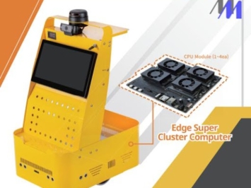 Bộ thí nghiệm trí tuệ nhân tạo & siêu điện toán biên ứng dụng điều khiển robot xe tự hành